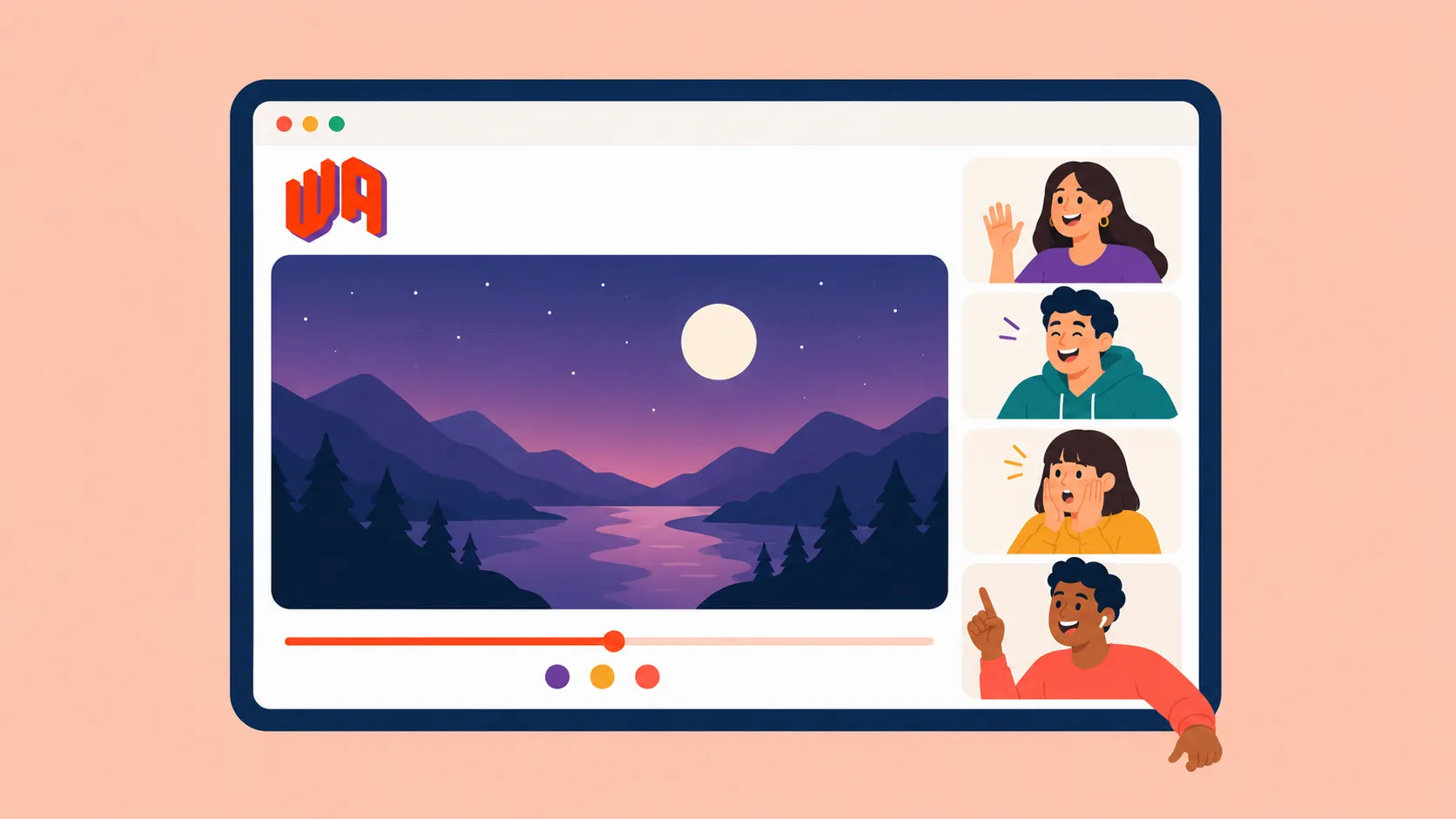 Watch Party Chat Themes: Personalize Your Room with 12+ Illustrated Backgrounds